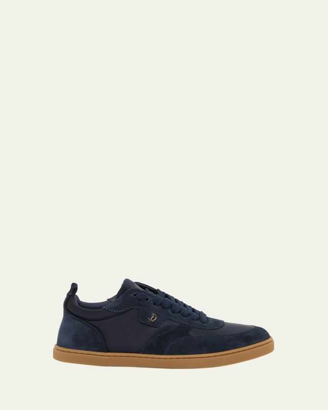 Tutti Donna Mixed Leather Red Sole Sneakers